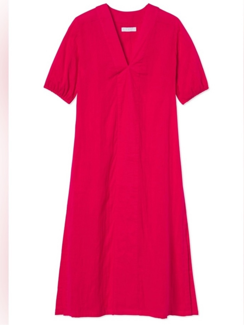 Lake Gauze Caftan Midi Dress in Heatwave